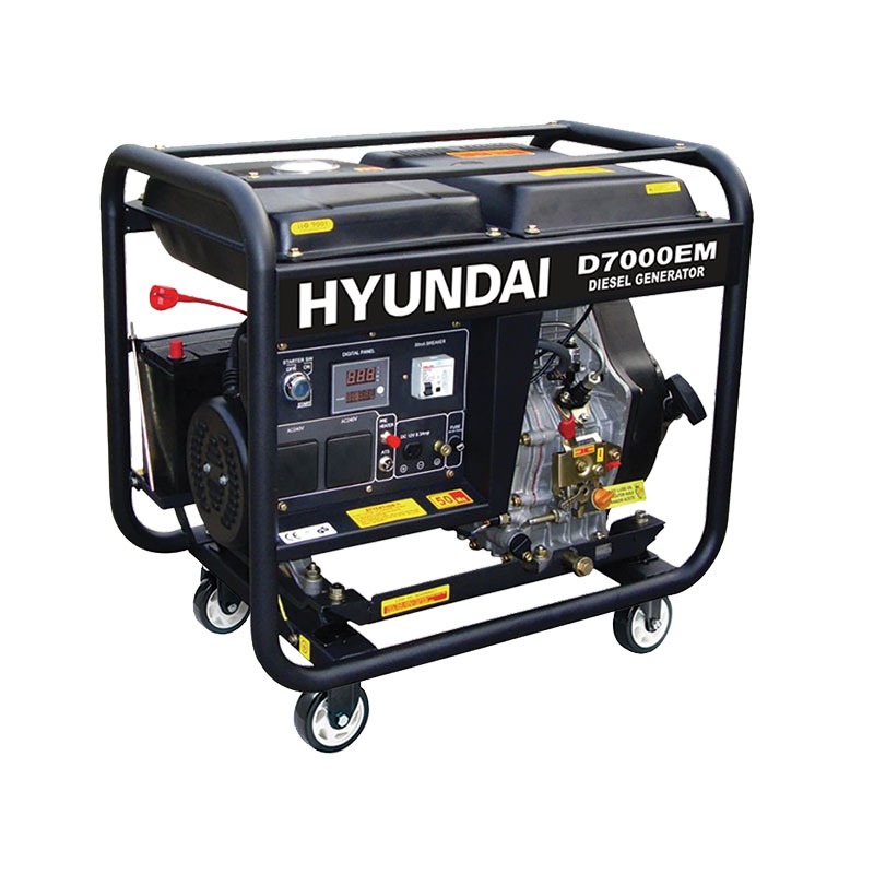 HYUNDAI D7000ET - 40C21 Γεννήτρια πετρελαίου 7,0KVA, 380V